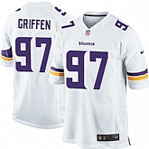 Nike Men & Women & Youth Vikings #97 Everson Griffen White Team Color Game Jersey,baseball caps,new era cap wholesale,wholesale hats